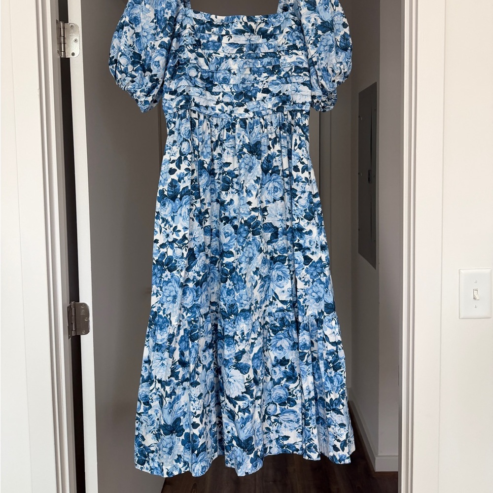 Abercrombie Floral Blue Dress